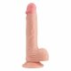 Lovetoy Nature Dildo - zuignap - 21cm (natuurlijk)