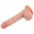 Lovetoy Nature Dildo - zuignap - 21cm (natuurlijk)