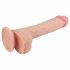 Lovetoy Nature Dildo - zuignap - 21cm (natuurlijk)