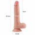 Lovetoy Nature Cock – twee-laagse realistische dildo – 20 cm (natuurlijk)