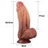 Lovetoy - dubbele lagen realistische dildo - 26cm (natuurlijk)