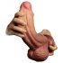 Lovetoy - dubbele lagen realistische dildo - 26cm (natuurlijk)