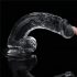 Lovetoy Flawless Clear - Zuignap Dildo - 19cm (doorzichtig)