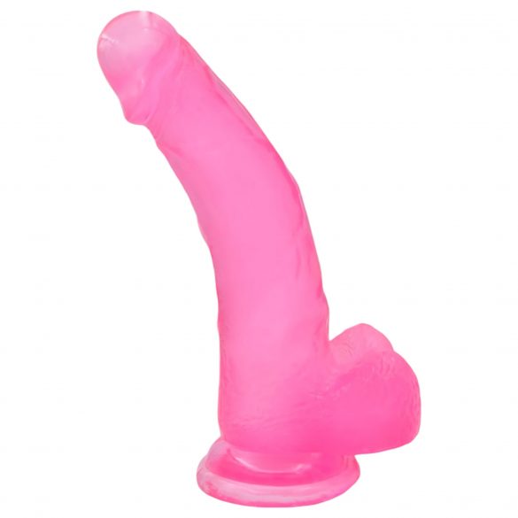 Lovetoy Jelly Studs - realistische dildo met zuignap - 20 cm (roze)