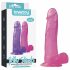 Lovetoy Jelly Studs - realistische dildo met zuignap - 20 cm (roze)