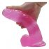 Lovetoy Jelly Studs - realistische dildo met zuignap - 20 cm (roze)