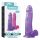 Lovetoy Jelly Studs - levensechte dildo met zuignap - 20 cm (paars)