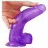 Lovetoy Jelly Studs - levensechte dildo met zuignap - 20 cm (paars)