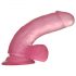 Lovetoy Jelly Studs - realistische dildo met zuignap - 15cm (roze)