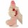 Lovetoy Sliding-Skin - dubbel gelaagde zuignap dildo - 18cm (natuurlijk)