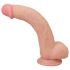 Lovetoy Sliding-Skin - dubbellaagse zuignap dildo - 23 cm (natuurlijk)