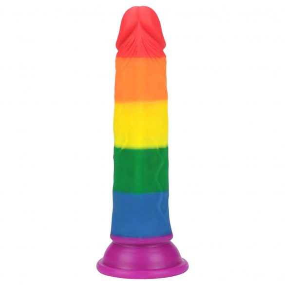 Lovetoy Prider - realistische dildo - 19cm (regenboog)