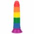 Lovetoy Prider - realistische dildo - 19cm (regenboog)