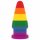 Lovetoy Prider - anale spreider plug - 15cm (regenboog)