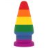 Lovetoy Prider - anale spreider plug - 15cm (regenboog)