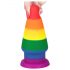 Lovetoy Prider - anale spreider plug - 15cm (regenboog)