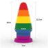 Lovetoy Prider - anale dildo - 15cm (regenboog)