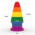 Lovetoy Prider - anale spreider plug - 15cm (regenboog)