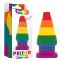 Lovetoy Prider - anale dildo - 15cm (regenboog)