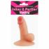 Lovetoy - plakvoet telefoonhouder - mini dildo (natuurlijk)