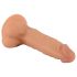 Mr. Rude - stevige zuignap dildo met ballen - 19cm (natuurlijk)