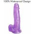 Tracy's Dog Jelly 8 - zuignap dildo (paars)