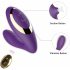 Tracy's Dog 2 - luchtdruk 2-in-1 vibrator (paars)