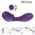 Tracy's Dog 2 - luchtdruk 2-in-1 vibrator (paars)