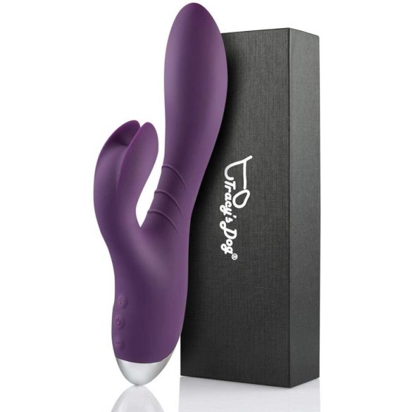 Tracy's Dog Konijn - waterdichte, oplaadbare vibrator (paars)