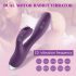 Tracy's Dog Konijn - waterdichte, oplaadbare vibrator (paars)