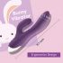 Tracy's Dog Konijn - waterdichte, oplaadbare vibrator (paars)