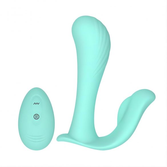 Tracy's Dog - draadloze, waterdichte opzetvibrator (turkoois)