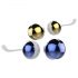 Nalone Yany Love - verstelbare geisha ballenset (blauw-goud)