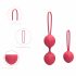 Cotoxo Kersen - 2-delige Geishabol set (rood)