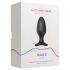 LOVENSE Hush 2 L - oplaadbare kleine anale vibrator (57mm) - zwart