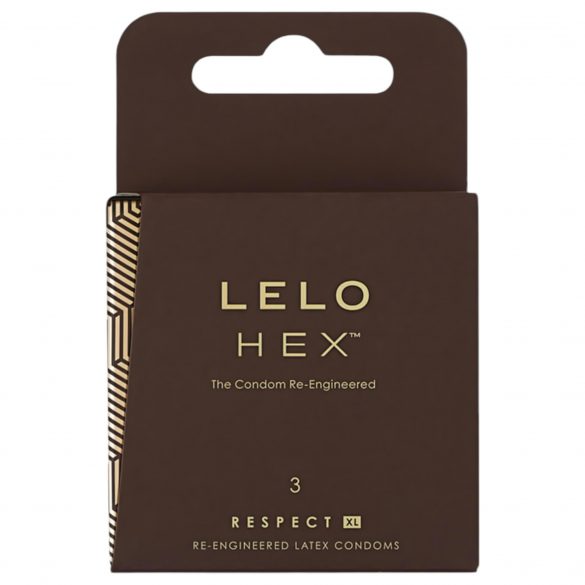 LELO Hex Respect XL - luxe condoom (3 stuks)