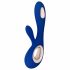 LELO Soraya Wave - oplaadbare, golvende vibrator met clitorisstimulator (blauw)