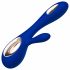 LELO Soraya Wave - oplaadbare, golvende vibrator met clitorisstimulator (blauw)