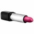 Blush Lipstick Rosé - waterproof lipstick vibrator (zwart-roze)