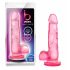 bjours Sweet N Hard 4 - voetdildo met ballen (roze)