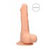 RealRock Dong 8 - realistische dildo met ballen (20cm) - naturel