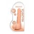 RealRock Dong 9 - realistische dildo met ballen (23cm) - naturel