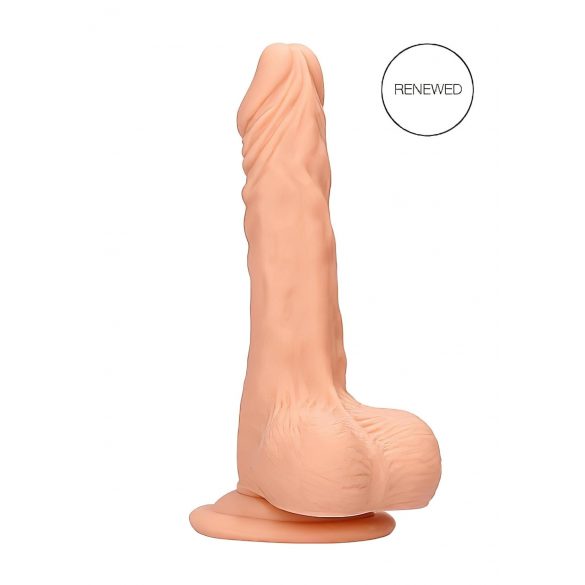 RealRock Dildo 25cm - natuur met ballen