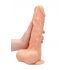 RealRock Dildo 25cm - natuur met ballen