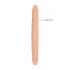 RealRock Dubbele Dildo 14 - 36cm - Natuurlijk