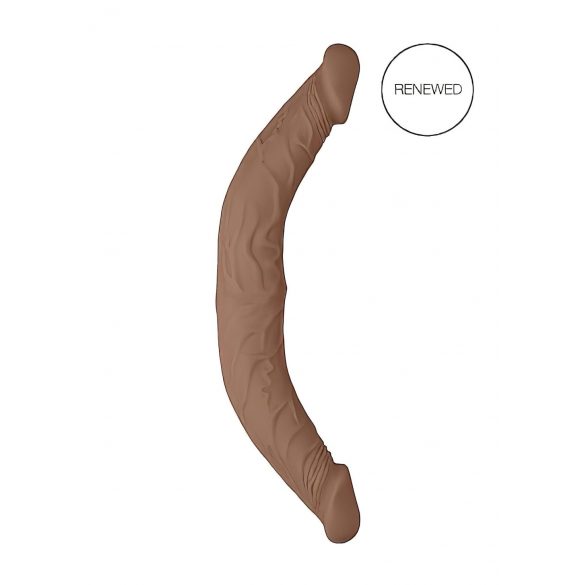 RealRock Dubbele Dildo 36 cm - Donker Natuurlijk