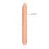 RealRock Dubbele Dildo 46cm - Naturel