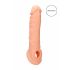 RealRock Penis Sleeve 8 - penismouw (21 cm) - natuur