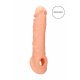 RealRock Penis Sleeve 8 - penismouw (21 cm) - natuur