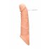 RealRock Penis Sleeve 8 - penismouw (21 cm) - natuur